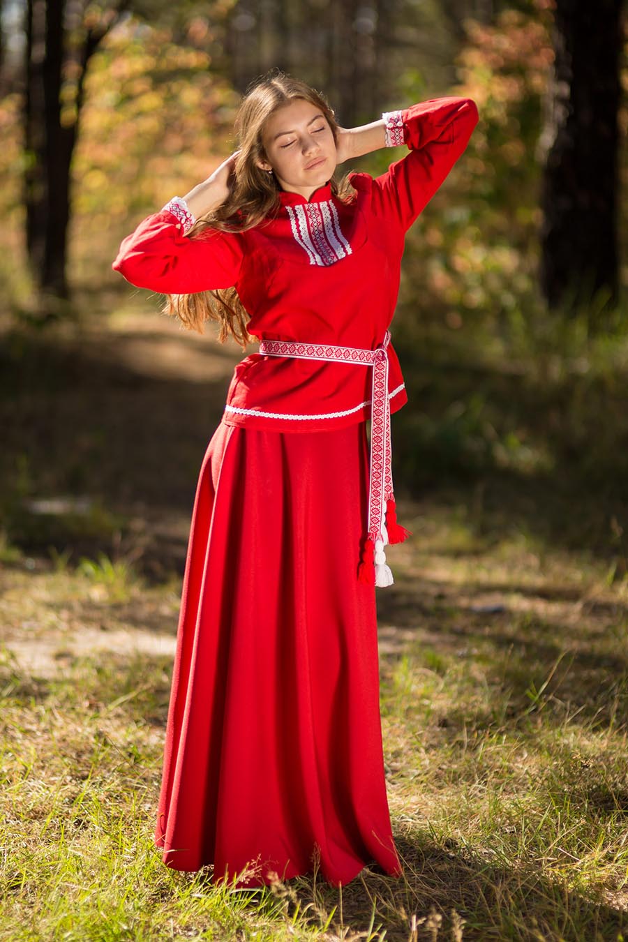 Underwear Women in Slavic costumes in Manisales