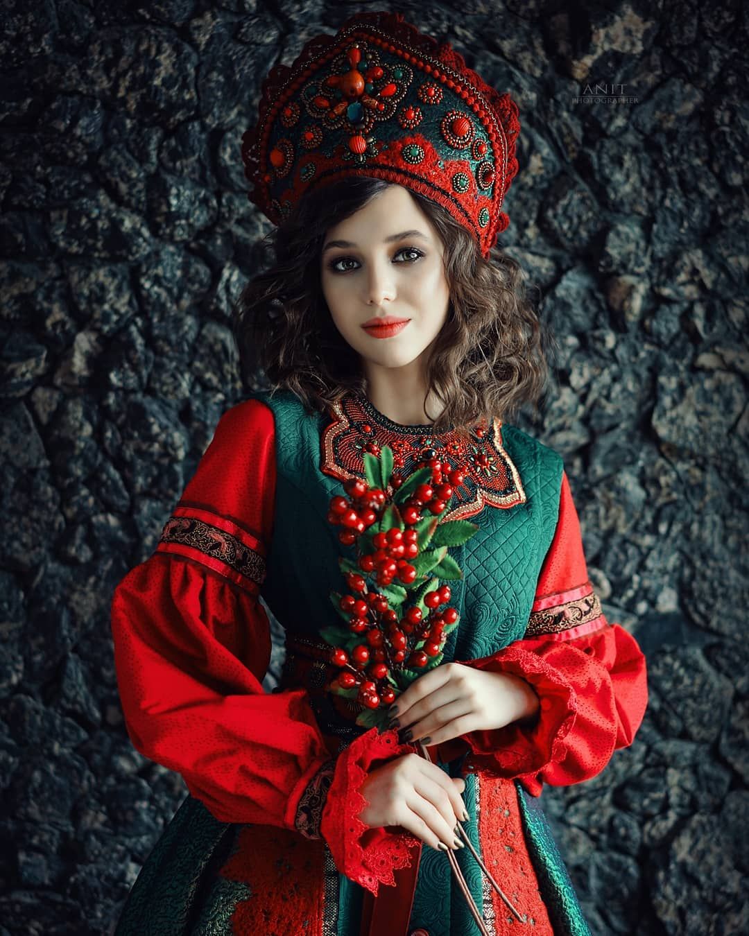 Nude girl Women in Slavic costumes in Manisales
