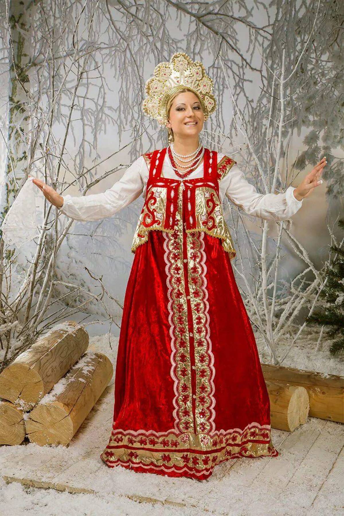 Girls in Slavic costumes in Manisales