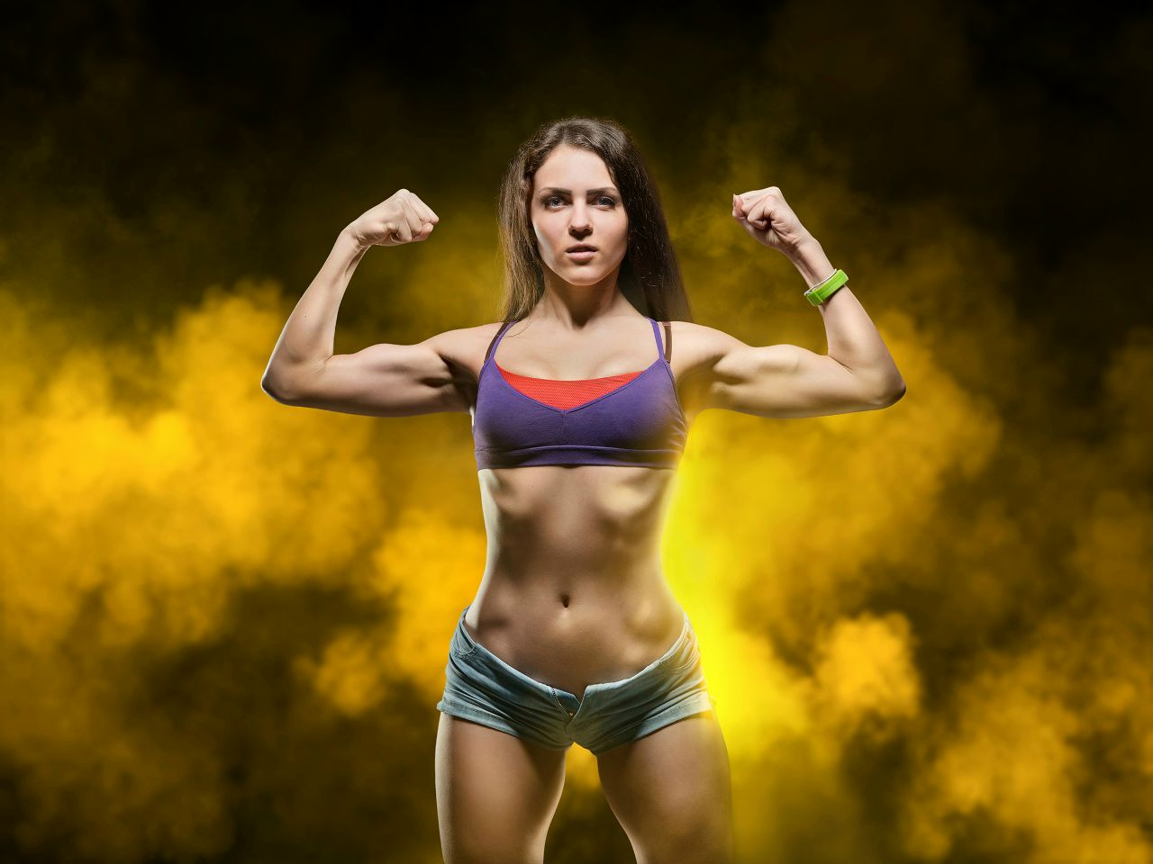 Athletic girls in Manisales